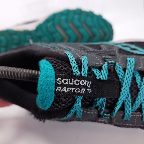 Saucony Raptor TR Athletic Lace Up Shoe Womens Size 8.5 S15427-1 Gray Blue - Picture 9 of 10